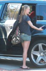 KATE HUDSON in Shorts Out in Santa Monica 1701