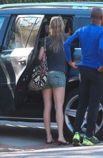 KATE HUDSON in Shorts Out in Santa Monica 1701