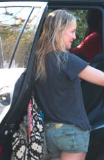 KATE HUDSON in Shorts Out in Santa Monica 1701
