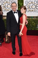 KATE MARA at 2015 Golden Globe Awards in Beverly Hills