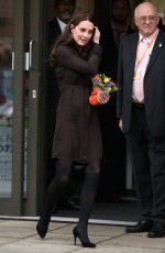 KATE MIDDLETON arrives at The Fostering Network in London