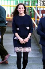 KATE MIDDLETON at Barlby Primary School in London