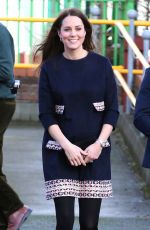 KATE MIDDLETON at Barlby Primary School in London