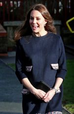 KATE MIDDLETON at Barlby Primary School in London