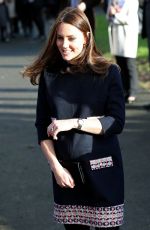 KATE MIDDLETON at Barlby Primary School in London