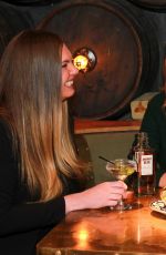 KATE UPTON Dining at The La Bodega Negra Restaurant in New York