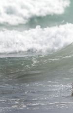KATE WINSLET in Swimsuit at a Beach in Auckland