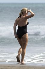 KATE WINSLET in Swimsuit at a Beach in Auckland