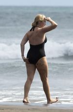 KATE WINSLET in Swimsuit at a Beach in Auckland