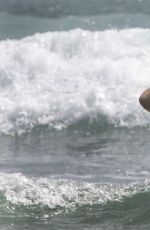 KATE WINSLET in Swimsuit at a Beach in Auckland