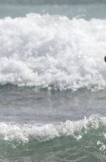 KATE WINSLET in Swimsuit at a Beach in Auckland