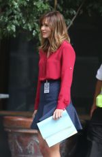 KATHARINE MCPHEE in Jeans on the Set of Scorpion in Los Angeles 0801