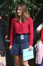 KATHARINE MCPHEE in Jeans on the Set of Scorpion in Los Angeles 0801