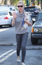 KATHERINE HEIGL and Her Dog Out in Los Angeles 2701