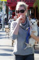 KATHERINE HEIGL and Her Dog Out in Los Angeles 2701