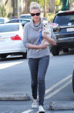 KATHERINE HEIGL and Her Dog Out in Los Angeles 2701