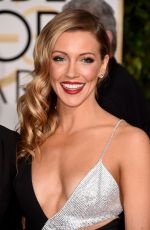 KATIE CASSIDY at 2015 Golden Globe Awards in Beverly Hills