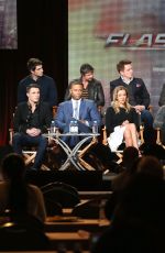KATIE CASSIDY at CW arrow Panel TCA Press Tour in Pasadena