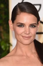 KATIE HOLMES at 2015 Golden Globe Awards in Beverly Hills