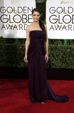 KATIE HOLMES at 2015 Golden Globe Awards in Beverly Hills