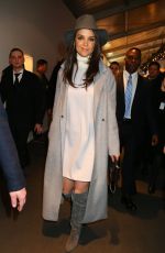 KATIE HOLMES at Marc Cain Fashion Show in Berlin