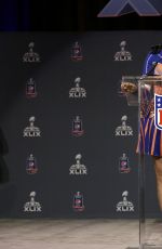 KATY PERRY at Pepsi Super Bowl XLIX Halftime Show Press Conference in Phoenix