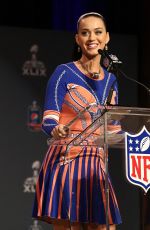 KATY PERRY at Pepsi Super Bowl XLIX Halftime Show Press Conference