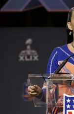 KATY PERRY at Pepsi Super Bowl XLIX Halftime Show Press Conference