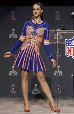 KATY PERRY at Pepsi Super Bowl XLIX Halftime Show Press Conference