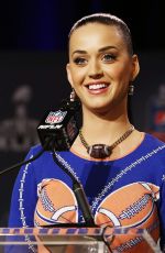 KATY PERRY at Pepsi Super Bowl XLIX Halftime Show Press Conference