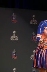 KATY PERRY at Pepsi Super Bowl XLIX Halftime Show Press Conference