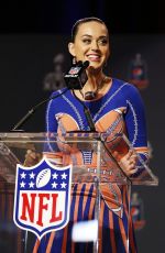 KATY PERRY at Pepsi Super Bowl XLIX Halftime Show Press Conference