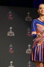 KATY PERRY at Pepsi Super Bowl XLIX Halftime Show Press Conference