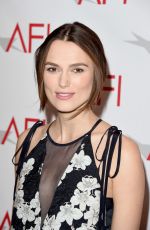 KEIRA KNIGHTLEY at 2015 AFI Awards in Los Angeles