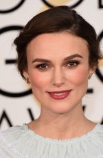 KEIRA KNIGHTLEY at 2015 Golden Globe Awards in Beverly Hills