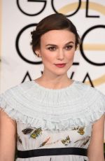KEIRA KNIGHTLEY at 2015 Golden Globe Awards in Beverly Hills