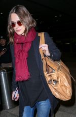 KEIRA KNIGHTLEY at Heathrow Airport