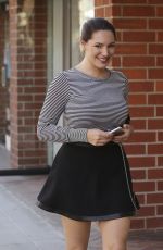 KELLY BROOK Arrives at a Salon in Beverly Hills