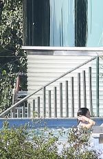 KENDALL JENNER and Justin Bieber Playing Volleyball at His Beverly Hills Home