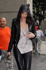 KENDALL JENNER and KHLOE KARDASHIAN Leaves Staples Center in Los Angeles