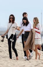 KENDALL JENNER at a Photoshoot in Venice Beach