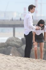 KENDALL JENNER at a Photoshoot in Venice Beach
