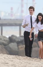 KENDALL JENNER at a Photoshoot in Venice Beach