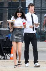 KENDALL JENNER at a Photoshoot in Venice Beach