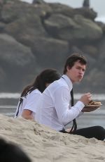 KENDALL JENNER at a Photoshoot in Venice Beach