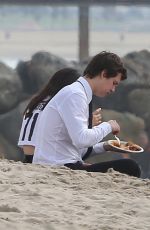 KENDALL JENNER at a Photoshoot in Venice Beach