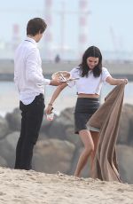 KENDALL JENNER at a Photoshoot in Venice Beach
