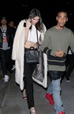 KENDALL JENNER Leaves The Staples Center in Los Angeles 2201