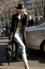 KENDALL JENNER Out and About in Paris 2401
