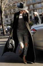 KENDALL JENNER Out and About in Paris 2401